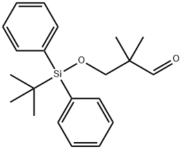 Propanal, 2-[[[(1,1-dimethylethyl)diphenylsilyl]oxy]methyl]-2-methyl- Structure