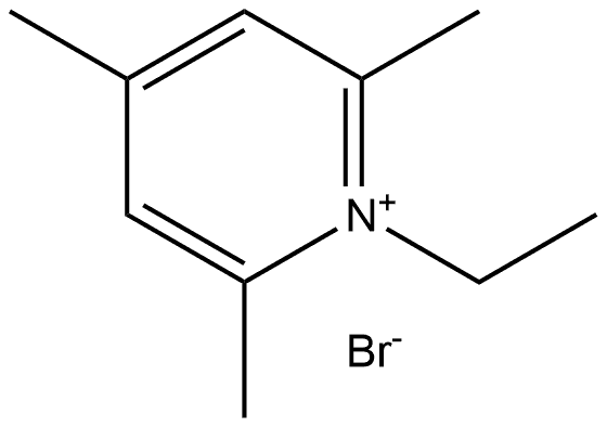 1-ethyl-2,4,6-trimethylpyridin-1-ium bromide Structure