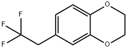 1,4-Benzodioxin, 2,3-dihydro-6-(2,2,2-trifluoroethyl)- Structure