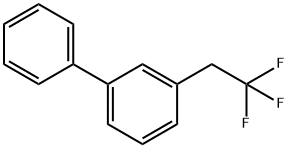 1,1'-Biphenyl, 3-(2,2,2-trifluoroethyl)- Structure