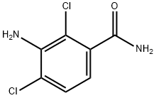 Benzamide, 3-amino-2,4-dichloro- Structure