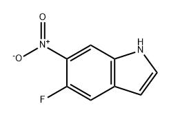 1H-Indole, 5-fluoro-6-nitro- Structure