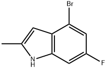 4-bromo-6-fluoro-2-methyl-1H-indole Structure