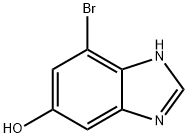 1H-Benzimidazol-5-ol, 7-bromo- Structure