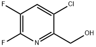 2-Pyridinemethanol, 3-chloro-5,6-difluoro- Structure