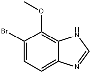 5-Bromo-4-methoxy-1H-benzimidazole Structure