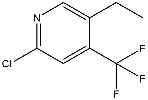 2-Chloro-5-ethyl-4-(trifluoromethyl)pyridine Structure