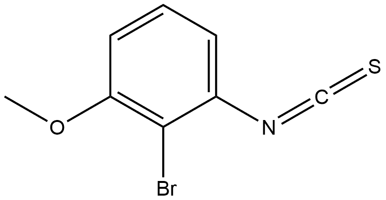 2-Bromo-3-methoxyphenyl Isothiocyanate Structure