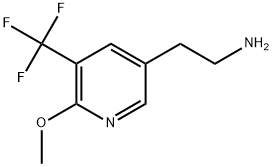 6-Methoxy-5-(trifluoromethyl)-3-pyridineethanamine Structure