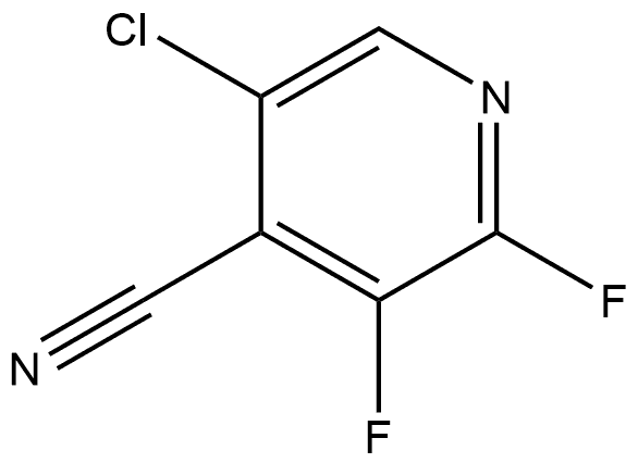 5-Chloro-2,3-difluoro-4-pyridinecarbonitrile Structure