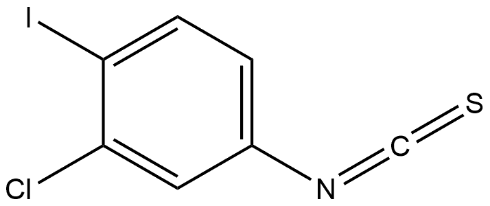 3-Chloro-4-iodophenyl Isothiocyanate Structure