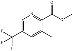 Methyl 3-methyl-5-(trifluoromethyl)pyridine-2-carboxylate Structure