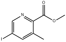 methyl 5-iodo-3-methylpyridine-2-carboxylate Structure