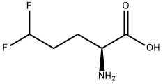 (S)-2-amino-5,5-difluoropentanoic acid Structure