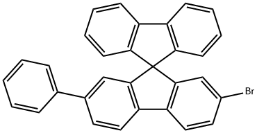 9,9'-Spirobi[9H-fluorene], 2-bromo-7-phenyl- Structure