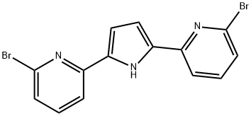 Pyridine, 2,2'-(1H-pyrrole-2,5-diyl)bis[6-bromo- Structure