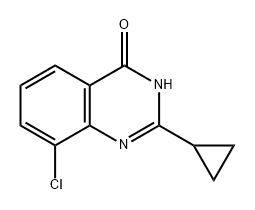 8-chloro-2-cyclopropylquinazolin-4-ol Structure