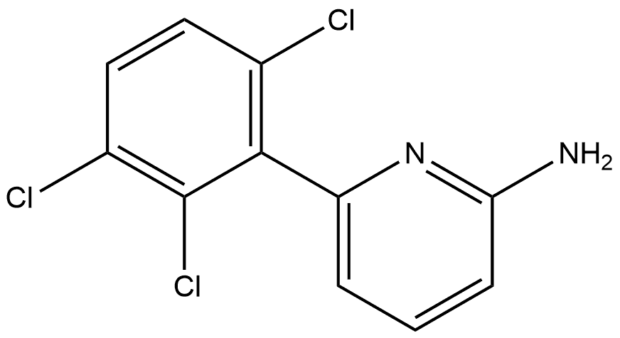 6-(2,3,6-Trichlorophenyl)-2-pyridinamine Structure