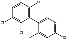 2-Chloro-4-methyl-5-(2,3,6-trichlorophenyl)pyridine Structure