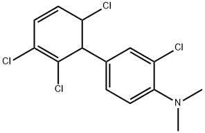 [2-Chloro-4-(2,3,6-trichlorocyclohexa-2,4-dienyl)-phenyl]-dimethyl-amine 구조식 이미지