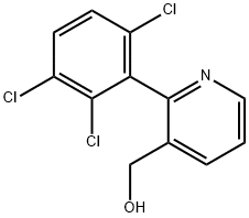 2-(2,3,6-Trichlorophenyl)pyridine-3-methanol Structure