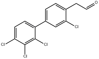 3,2',3',4'-Tetrachlorobiphenyl-4-ethanone Structure