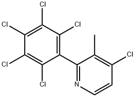 4-Chloro-3-methyl-2-(perchlorophenyl)pyridine Structure