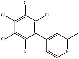 2-Methyl-4-(perchlorophenyl)pyridine Structure