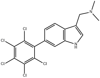 6-(Perchlorophenyl)gramine Structure