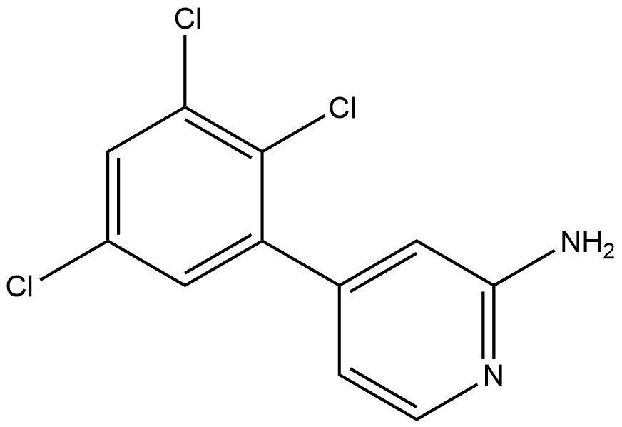 4-(2,3,5-Trichlorophenyl)-2-pyridinamine Structure