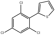 2-(2,4,6-Trichlorophenyl)thiophene Structure