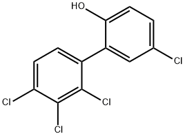 2-Hydroxy-5,2',3',4'-tetrachlorobiphenyl Structure