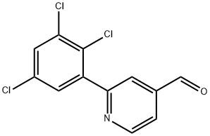 2-(2,3,5-Trichlorophenyl)isonicotinaldehyde Structure