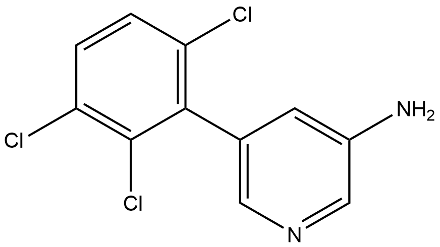 5-(2,3,6-Trichlorophenyl)-3-pyridinamine Structure