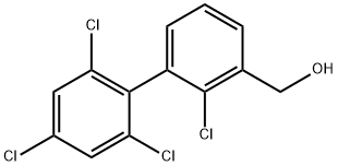 2,2',4',6'-Tetrachlorobiphenyl-3-methanol Structure