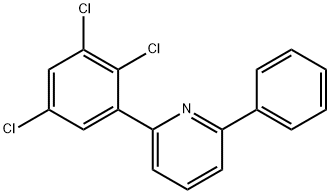 2-Phenyl-6-(2,3,5-trichlorophenyl)pyridine Structure