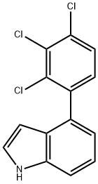 4-(2,3,4-Trichlorophenyl)indole Structure