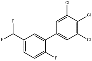5'-(Difluoromethyl)-2'-fluoro-3,4,5-trichlorobiphenyl Structure