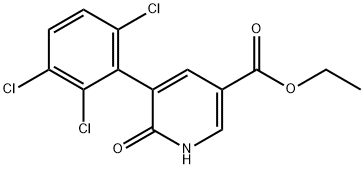 Ethyl 6-hydroxy-5-(2,3,6-trichlorophenyl)nicotinate Structure