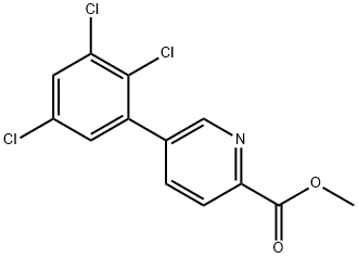 Methyl 5-(2,3,5-trichlorophenyl)picolinate Structure