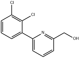 6-(2,3-Dichlorophenyl)pyridine-2-methanol Structure