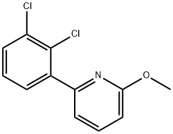 2-(2,3-Dichlorophenyl)-6-methoxypyridine Structure