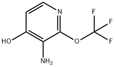 3-Amino-4-hydroxy-2-(trifluoromethoxy)pyridine Structure