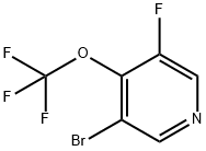 3-Bromo-5-fluoro-4-(trifluoromethoxy)pyridine Structure