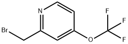 2-(Bromomethyl)-4-(trifluoromethoxy)pyridine Structure