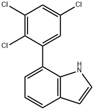 7-(2,3,5-Trichlorophenyl)indole Structure