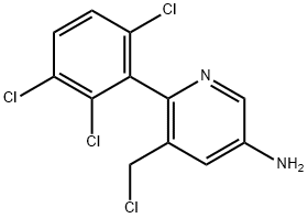 5-Amino-3-(chloromethyl)-2-(2,3,6-trichlorophenyl)pyridine Structure