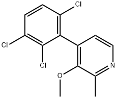 3-Methoxy-2-methyl-4-(2,3,6-trichlorophenyl)pyridine Structure