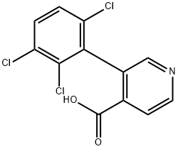 3-(2,3,6-Trichlorophenyl)isonicotinic acid Structure