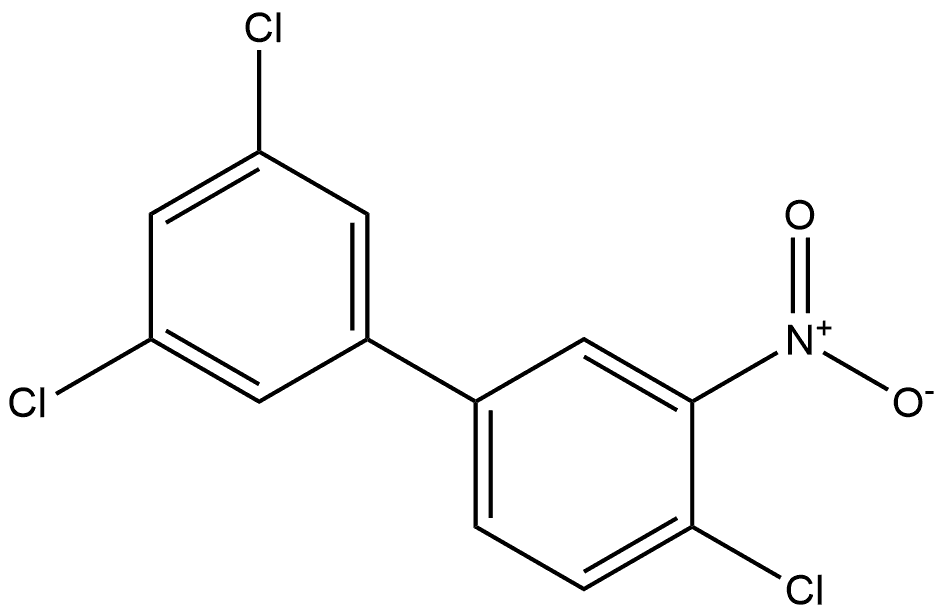 3',4,5'-trichloro-3-nitro-1,1'-biphenyl Structure